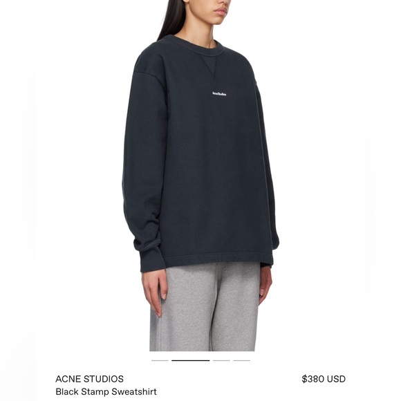 ACNE STUDIOS stamp crewneck sweatshirt - Picture 3 of 10